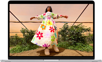 MacBook Air showcasing Liquid Retina display